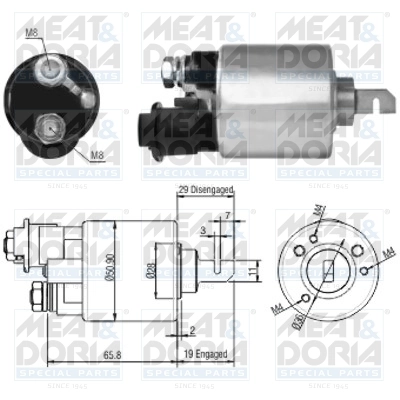 Solenoid Switch, starter